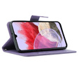 Flip case for Samsung Galaxy M34 5G, Butterfly, purple