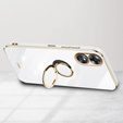 Case for Oppo A17, Electro Ring, white