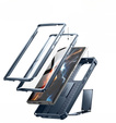 Armored case for Samsung Galaxy S23 Ultra, Dexnor Full Body (Two Frames), dark blue