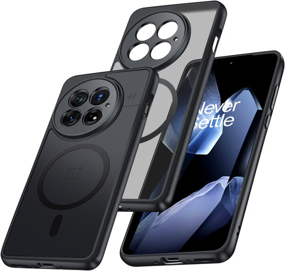 Case for OnePlus 13, for MagSafe, ERBORD Matt Case, black