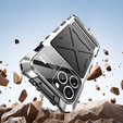 Armored case for iPhone 16 Pro, R-JUST, silver