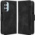 Flip case for Samsung Galaxy M15 5G, Card Slot, black