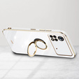 Case for Xiaomi Poco M4 Pro 4G, Electro Ring, white