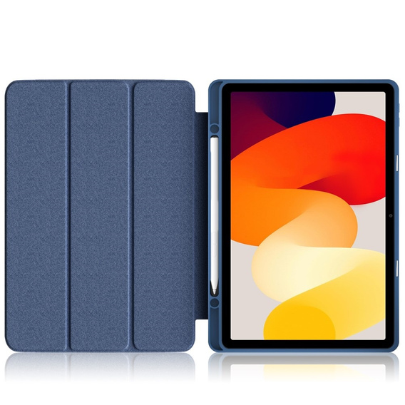Case for Xiaomi Redmi Pad SE 11", Smartcase Hybrid, with stylus space, blue