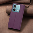 Flip case for Xiaomi Redmi Note 13 5G, BINFEN Wallet, dark purple