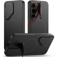 Case for Samsung Galaxy S25+ Plus, Suritch Shockproof, for MagSafe, black