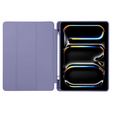 Case for iPad Pro 11 2024, Smartcase with stylus space, purple