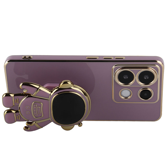 Case for Xiaomi Redmi Note 13 Pro 5G, Astronaut, purple + 9H Tempered Glass