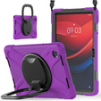 Children's case for Lenovo Tab M11, armored with strap, purple