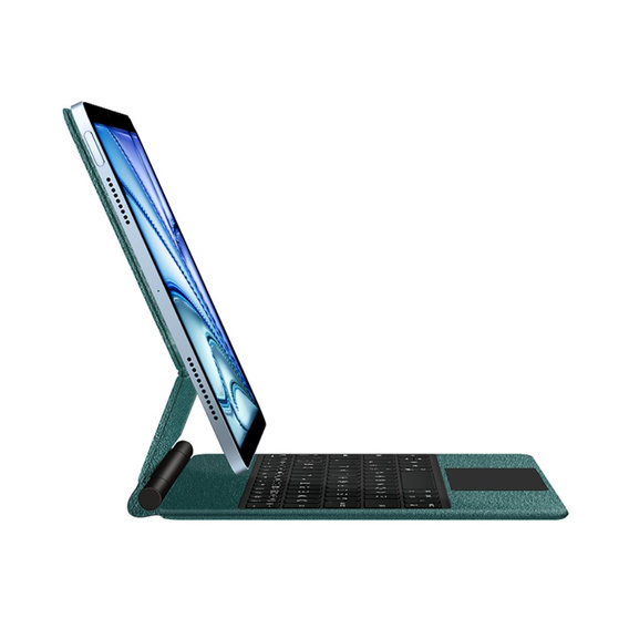 Keyboard Case for iPad Air 11" 2024, Magnetic Keyboard Touchpad, green
