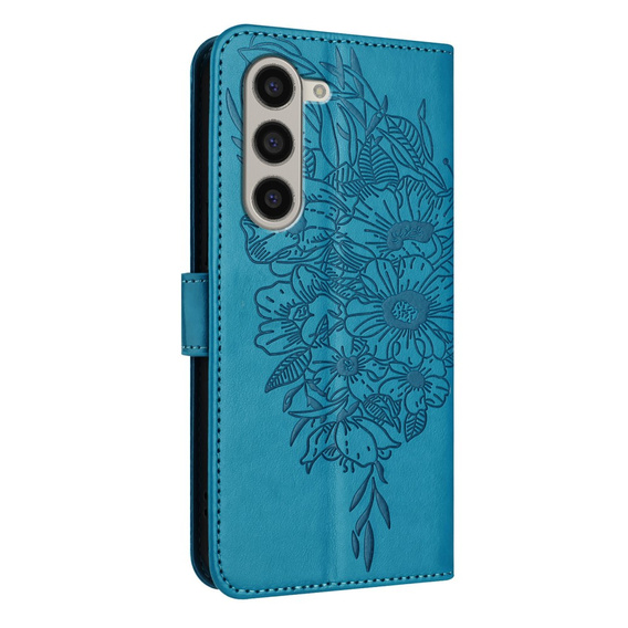 Flip case for Samsung Galaxy Z Fold6 5G, Butterfly, blue