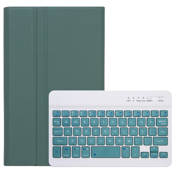 Case + keyboard Samsung Galaxy Tab A7 Lite 8.7 T220 / 225, green