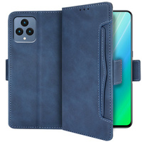 Flip case for T Phone 5G, Card Slot, blue
