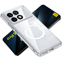 Case for Xiaomi Poco F6 Pro, Fusion Hybrid, for MagSafe, transparent