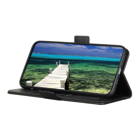 Flip case for Motorola Moto E13, Wallet, black