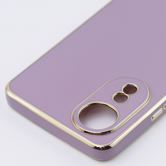 Case for Oppo A58 4G, Glamour CamShield, purple