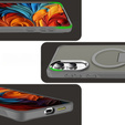Case for Samsung Galaxy S25 Edge, Kickstand Matt Case, for MagSafe, titanium grey