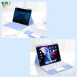 Case + keyboard iPad Air 10.9 4 2020 / 5 2022, Touchpad, blue