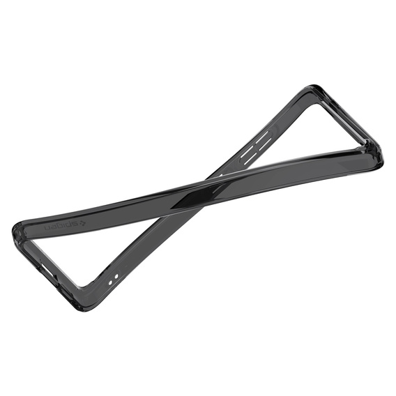 Spigen MagSafe Case for Samsung Galaxy S25, Ultra Hybrid, transparent / black + 9H Tempered Glass