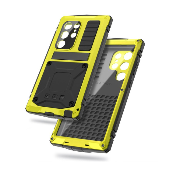 Armored case for Samsung Galaxy S24 Ultra, R-JUST, yellow