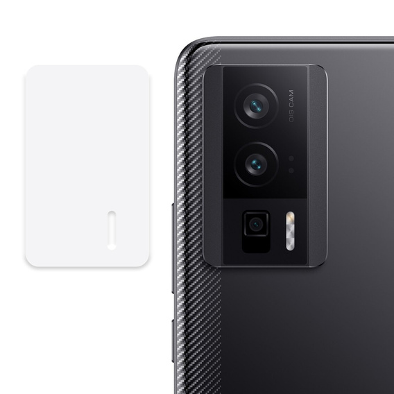2x ERBORD tempered glass for camera to Xiaomi Poco F5 Pro, transparent