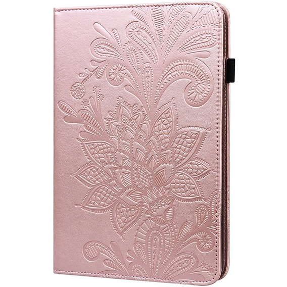 Flap case for Samsung Galaxy Tab S7, flower, blue