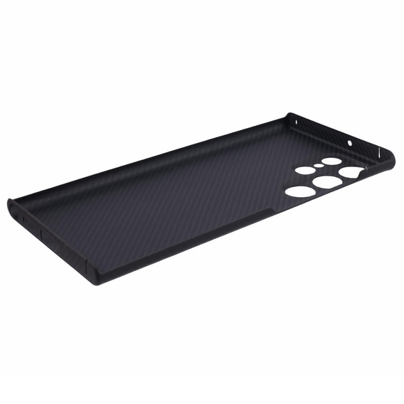 Case for Samsung Galaxy S22 Ultra, Aramid Fiber Cover, black