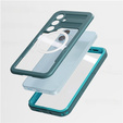Waterproof case for Samsung Galaxy S24, Redpepper, for MagSafe, blue