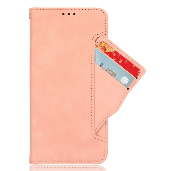 Flip case for Motorola Moto G15 / Motorola Moto G15 Power, Card Slot, pink