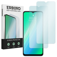 2x Tempered Glass for Oppo A17, ERBORD 9H Hard Glass for phone screen