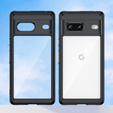 Case for Google Pixel 7 5G, Fusion Hybrid, with camera protection, transparent / black