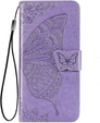 Flip case for Vivo Y19s, Butterfly, purple