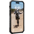 Urban Armor Gear Case for iPhone 15 Pro, Pathfinder MagSafe, transparent / black