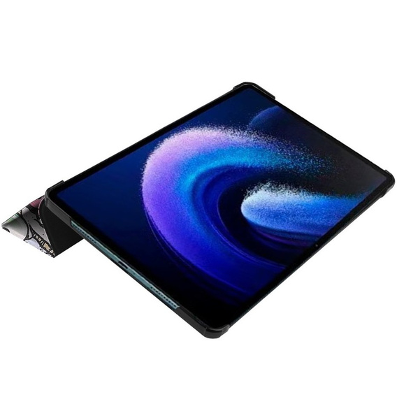Case for Xiaomi Pad 6 / 6 Pro, Smartcase, graffiti