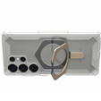 Urban Armor Gear case for Galaxy S25 Ultra, Plasma XTE MagSafe Kickstand, transparent / gray