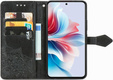 Flip case for Oppo Reno 11F 5G, Mandala, black