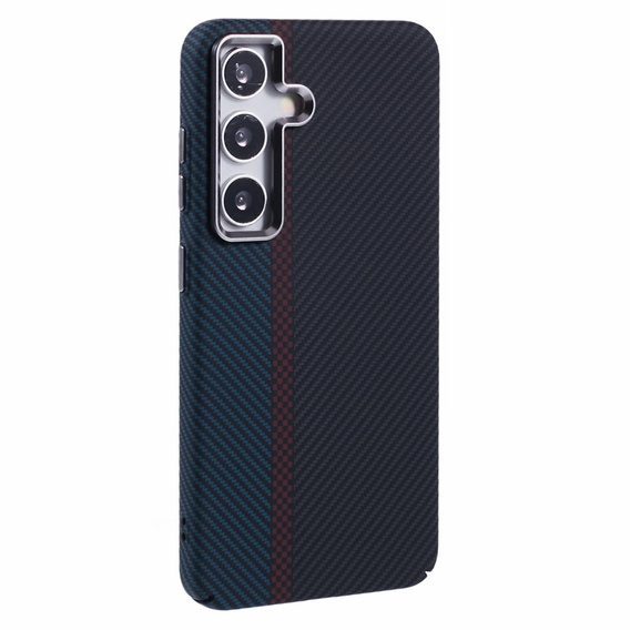 MagSafe's Samsung S25+ Plus Case, Carbon Fiber, black / blue