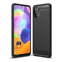 Case for Samsung Galaxy A31, Carbon, black
