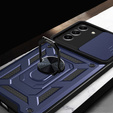Case for Samsung Galaxy S21 FE, CamShield Slide, dark blue