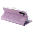 Flip case for Samsung Galaxy A54 5G, Wallet Pocket Zipper Lace, purple