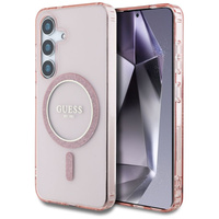 GUESS IML Glitter Circle case for Samsung Galaxy S25