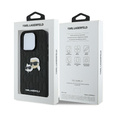Karl Lagerfeld Hardcase Monogram Karl & Choupette Head Pin Case for iPhone 16 Pro