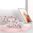 Case for Samsung Galaxy Tab S7 FE, Suritch Full Body Marble, pink
