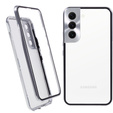 Case for Samsung Galaxy S21, Magnetic Dual Glass, silver