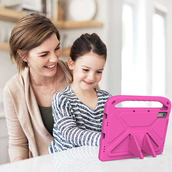Children's Case for Lenovo Tab P11 Gen 2 TB350FU TB350XU 11.5", Children's Case with Holder, pink