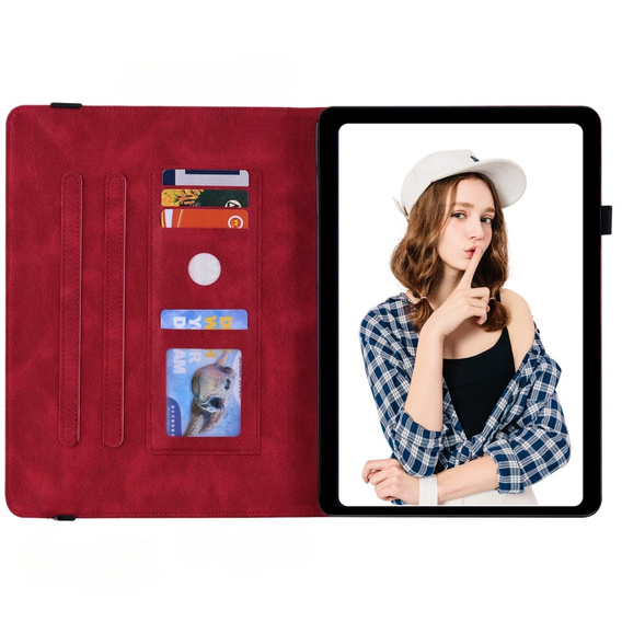 Case for Lenovo Tab M9, Butterfly, red