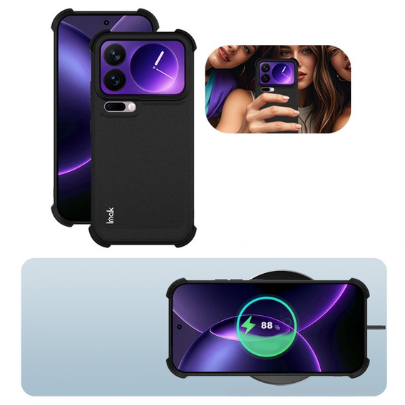 IMAK Dropproof case for Xiaomi 17 Pro, black