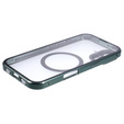 Magnetic Dual Glass MagSafe case for iPhone 16, green