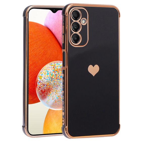 Case for Samsung Galaxy A14 4G/5G, Electro heart, black
