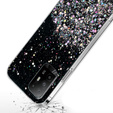 Case for Oppo Reno5 Z / F19 Pro Plus, Glittery, black